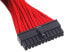 Фото #2 товара SilverStone 24pin -24pin - 0.3m - 0.3 m - ATX (24-pin) - ATX (24-pin) - Male - Female - Red
