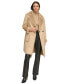 Women's Belted Notched-Collar Faux-Shearling Coat, Created for Macy's