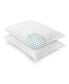 Embossed Gel-Infused Memory Foam Cluster Pillow, 2 Pack, Standard