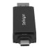StarTech.com USB 3.0 Memory Card Reader/Writer for SD and microSD Cards - USB-C and USB-A - MMC - MicroSD (TransFlash) - MicroSDHC - MicroSDXC - SD - SDHC - SDXC - Black - 5000 Mbit/s - Plastic - Activity - Power - 2000 GB