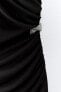 Фото #10 товара Платье с вырезами, бантами и стразами ZARA