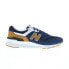 Фото #2 товара New Balance 997H CM997HHD Mens Blue Suede Lace Up Lifestyle Sneakers Shoes