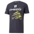 Фото #1 товара Puma Rbr Checo Logo Tee Mens Blue Casual Tops 53841801