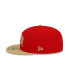 Men's X Staple Scarlet, Gold San Francisco 49ers Pigeon 59FIFTY Fitted Hat Scarlet, Gold, 7 1/8 - фото #4