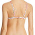 Фото #2 товара Tularosa 263346 Women Amity Triangle Smocked Adjustable Straps Bikini Top Size M