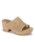 ფოტო #1 პროდუქტის Women's Bethie Slide Wedge Sandals