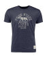 Фото #1 товара Men's Heathered Navy Penn State Nittany Lions Vintage-Inspired Est. Tri-Blend T-shirt