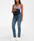 ფოტო #1 პროდუქტის Women's Slim Boyfriend Fit Maternity Jeans