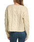 Chaser Cable Knit Bridge Cardigan Women's Beige M