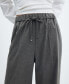 ფოტო #7 პროდუქტის Women's Elastic Waist Wideleg Pants