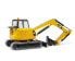Фото #6 товара Bruder Cat Mini Excavator - Excavator model - Plastic - Black - Yellow