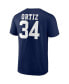 Фото #5 товара Men's David Ortiz Navy Boston Red Sox Logo Graphic T-shirt