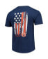 Фото #3 товара Men's Navy Auburn Tigers Baseball Flag Comfort Colors T-shirt