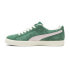 Фото #3 товара Puma Clyde Og Lace Up Mens Green Sneakers Casual Shoes 39196210