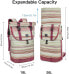 Фото #7 товара EverVanz Unisex Roll-Top Waterproof Hiking Backpack, Lightweight Casual Backpack, Stylish School Bag