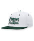 ფოტო #1 პროდუქტის Men's White, Green Michigan State Spartans Sea Snapback Hat