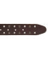 Фото #3 товара Men's Grommet and Stud Leather Belt