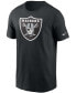 Men's Black Las Vegas Raiders Primary Logo T-shirt