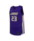 ფოტო #2 პროდუქტის Men's #23 Purple James Madison Dukes Replica Basketball Jersey