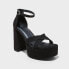 Фото #1 товара Women's Becky Platform Heels with Memory Foam Insole - A New Day Black 10