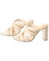 Alexandre Birman Camille Leather Sandal (Authentic Pre-Owned) Women's White 40