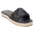 Фото #2 товара BEACH by Matisse Ivy Espadrille Flat Womens Black Casual Sandals IVY-997