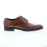 Bruno Magli Hanover MB2HANB0 Mens Brown Oxfords & Lace Ups Cap Toe Shoes 10.5 - фото #1