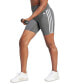 ფოტო #5 პროდუქტის Women's Training Essentials 3-Stripes High-Waisted Short Leggings