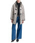 ფოტო #1 პროდუქტის Women's Hooded Toggle Quilted Coat