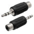 EUROCONNEX 2299 Estereo M/F Jack To RCA Adapter 3.5 mm