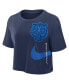 ფოტო #2 პროდუქტის Women's Navy Detroit Tigers 2024 City Connect Performance Cropped T-Shirt