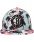 Фото #3 товара Men's Cream Brooklyn Nets Palm Trees 9FIFTY Trucker Snapback Hat