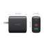 Фото #2 товара AUKEY PA-D5 GaN mobile device charger Black 2xUSB C Power Delivery 3.0 63W 6A Dynamic