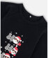 ფოტო #3 პროდუქტის Little Boys Organic Cotton Two Piece Pajama Set Red Printed Santa - Toddler|Child