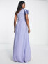 Фото #3 товара TNFC Bridesmaid one shoulder maxi dress in powder blue