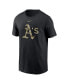 Фото #3 товара Men's Black Oakland Athletics Camo Logo Team T-shirt