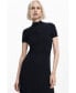 Фото #4 товара Women's High-neck midi dress