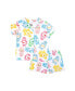 ფოტო #1 პროდუქტის Little Girls Short Set Pajamas, 2-Piece