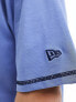 New Era Detroit logo t-shirt with contrast stitch in blue