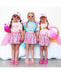 ფოტო #3 პროდუქტის Little and Big Girls Summer Fun Short Sleeve T-Shirt