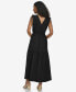 ფოტო #7 პროდუქტის Women's Tie-Shoulder Tiered Midi Dress