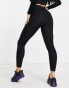 HIIT seamless rib legging in black