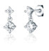 Charming silver earrings with zircons SVLE2027X61BI00