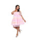 ფოტო #1 პროდუქტის Plus Size 1960s Short Sleeve Babydoll Dress