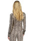 Фото #2 товара MICHAEL Women's Snake-Print Button Front Top