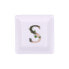 Фото #1 товара Тарелка квадратная с буквами, LA PORCELLANA BIANCA, P00461010S