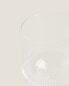 Cut glass crystalline wine glass