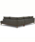 Фото #7 товара Jollene Leather 2-Pc. Sectional with Chaise, Created for Macy's