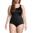 Plus Size Tummy Control Chlorine Resistant Soft Cup Tugless One Piece Swimsuit