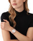 Women's Lennox Three-Hand Blush Silicone Strap Watch, 43mm